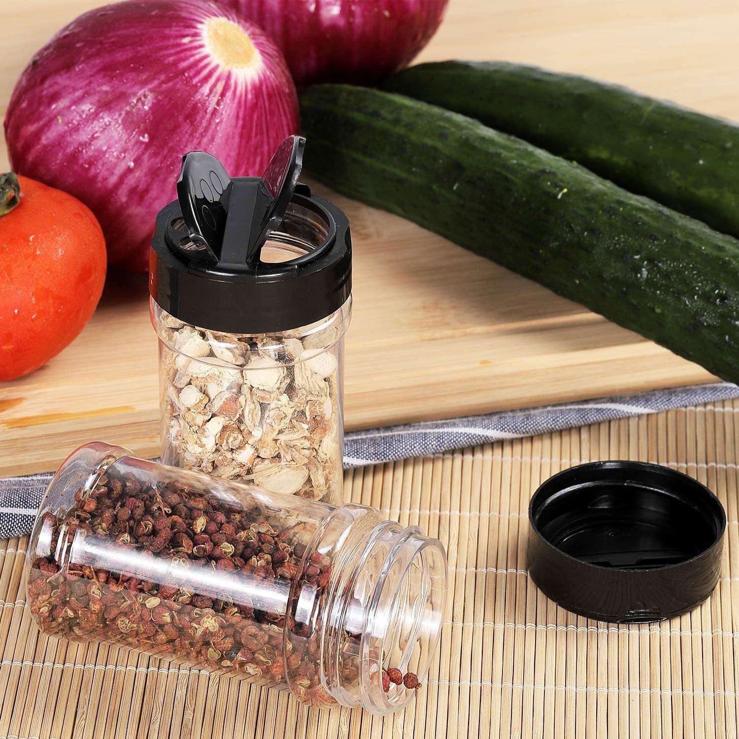 Clear Shaker Jars
