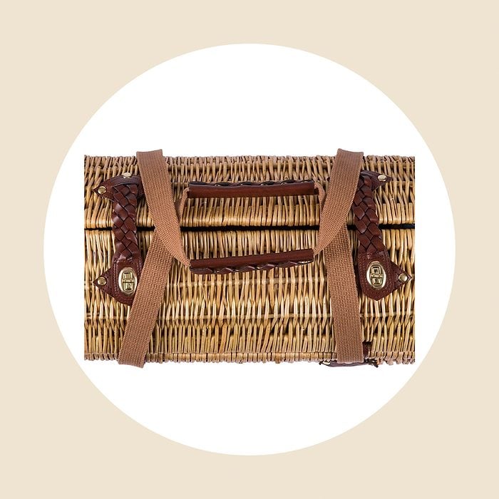 Wine And Cheese Barrel Basket