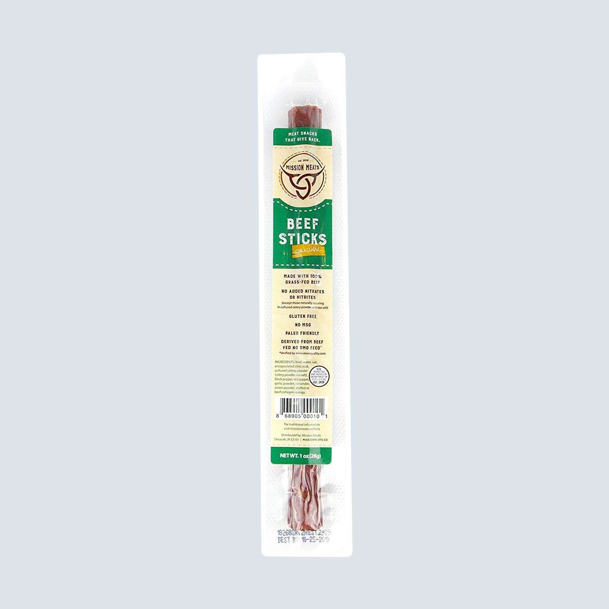 Nitrate-Free Beef Snack Sticks