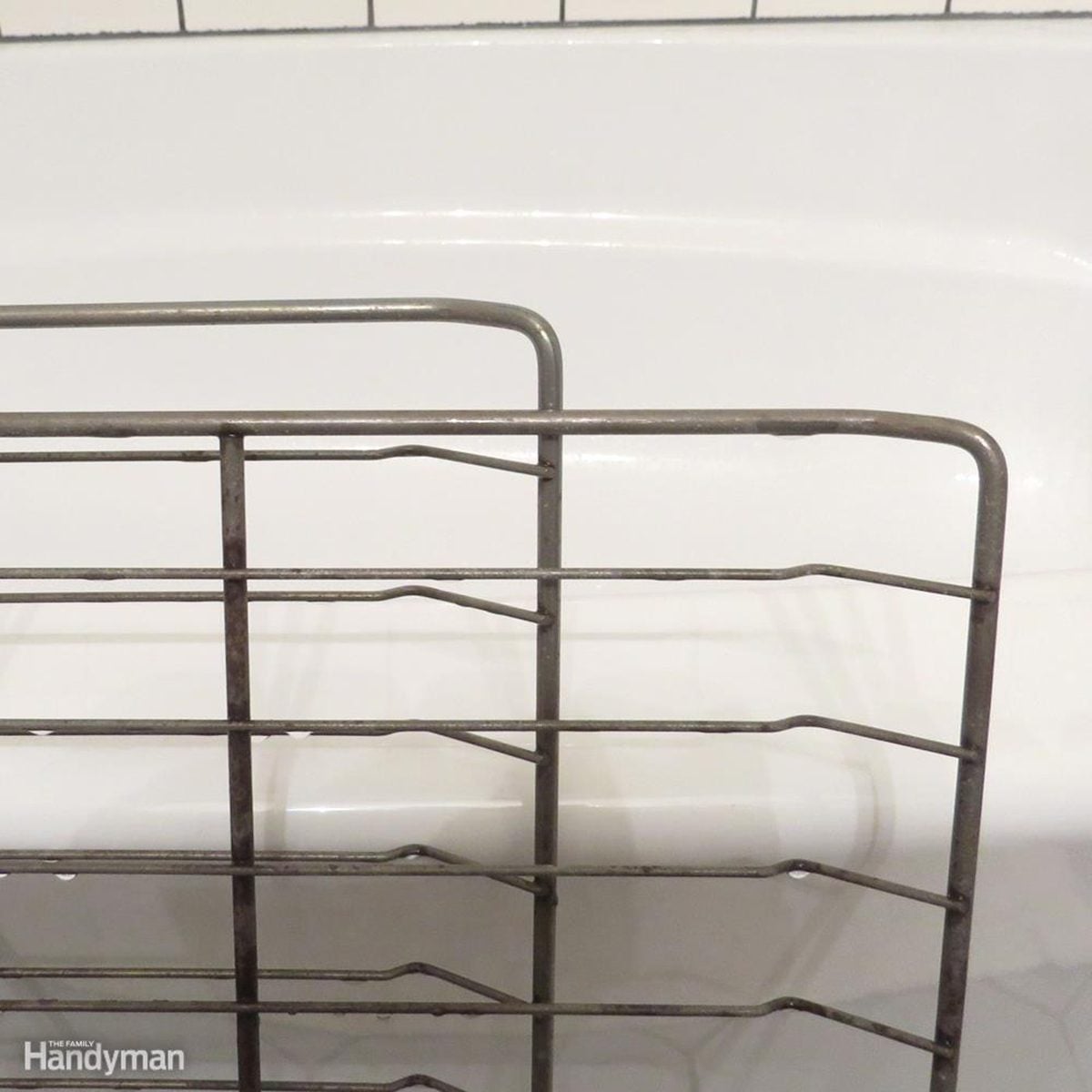 Oven rack close-up
