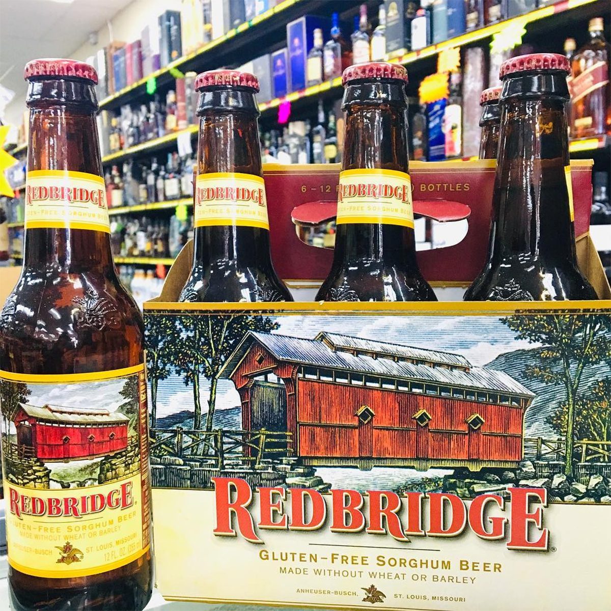 red bridge, beer