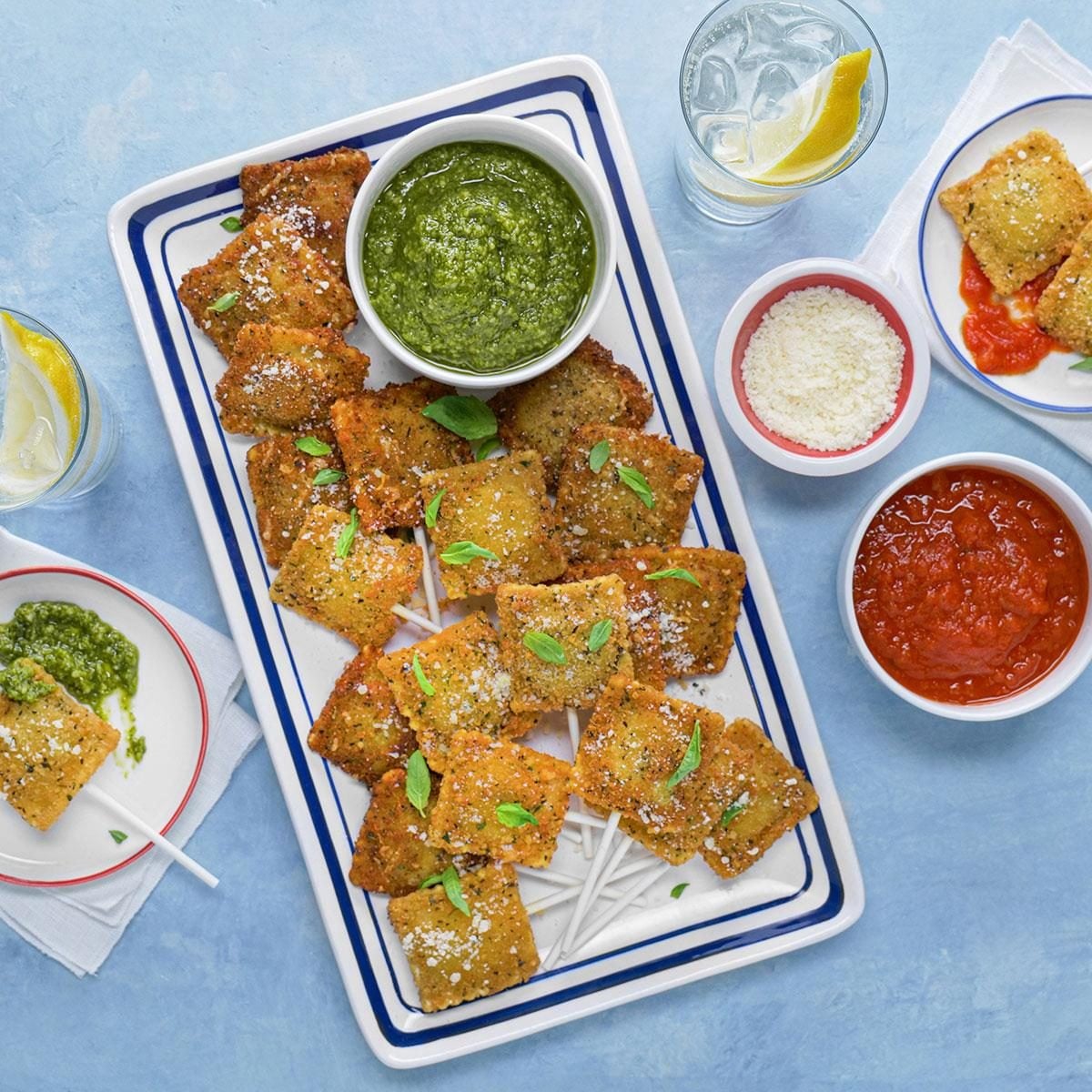 Toasted Ravioli Puffs
