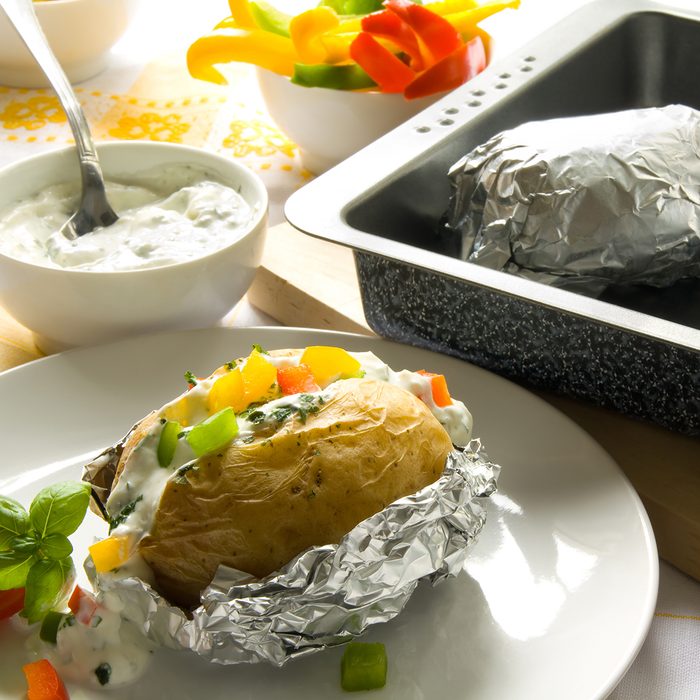 Baked oven potato