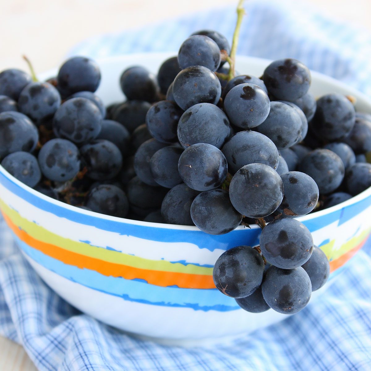 Grapes in a bowl