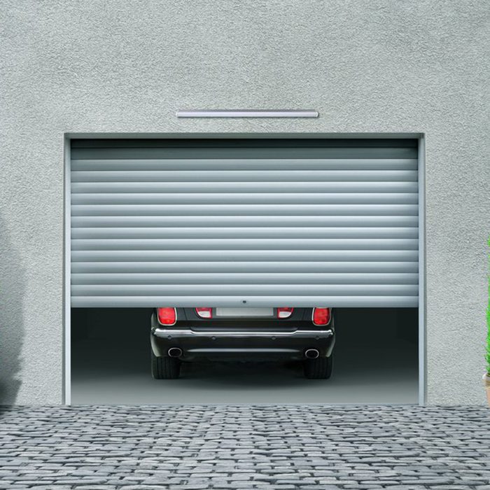 Car in a garage