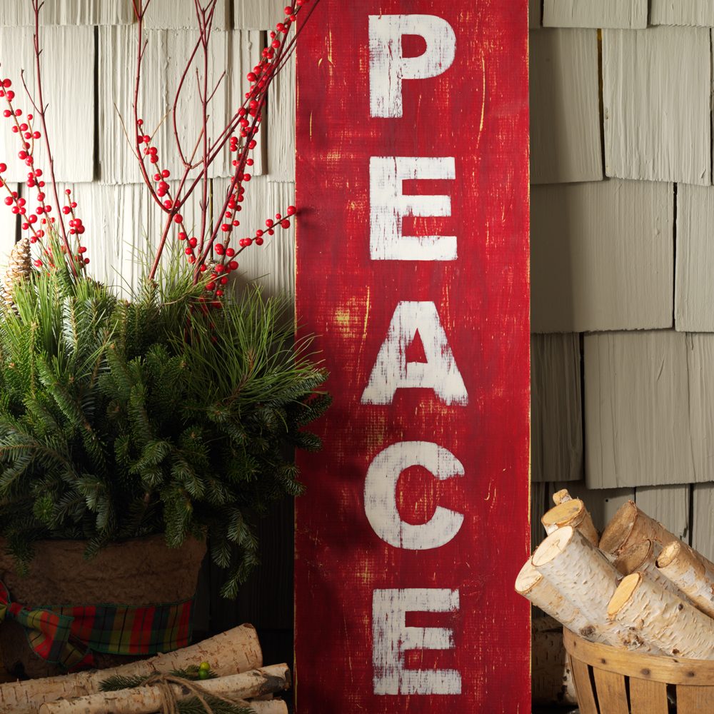 Christmas Porch Display with