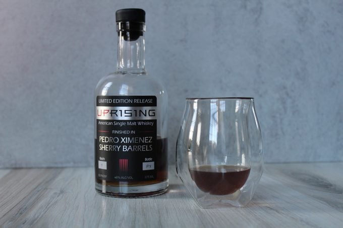 Norlan Whisky Glass with Sons of Liberty Single Malt Whiskey