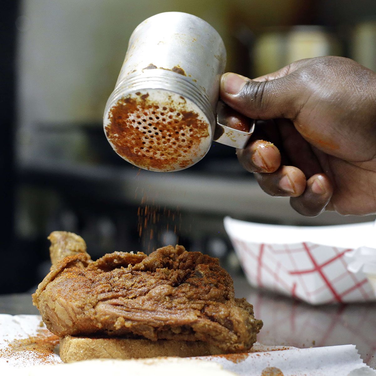 Hot fried chicken