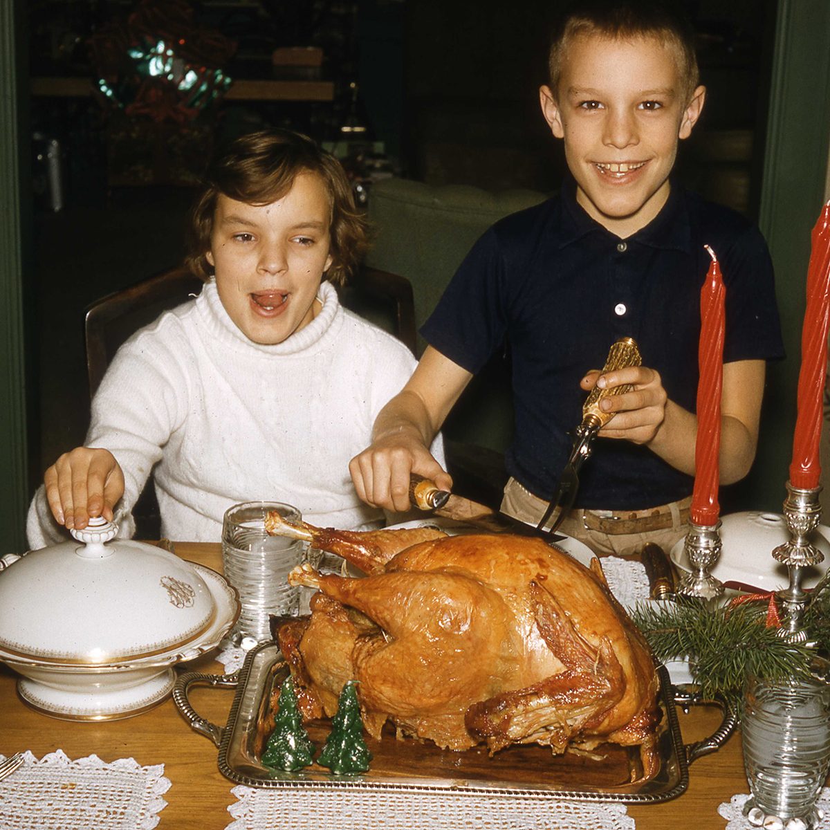 This was taken by my parents at Christmas 1957 at our home in DeWitt New York. It is of my sister Helen and myself when I was 9 and my sister was 13. We always had a wonderful Christmas and topped it with mom