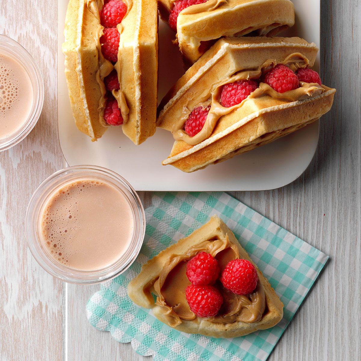 PB&J Waffles