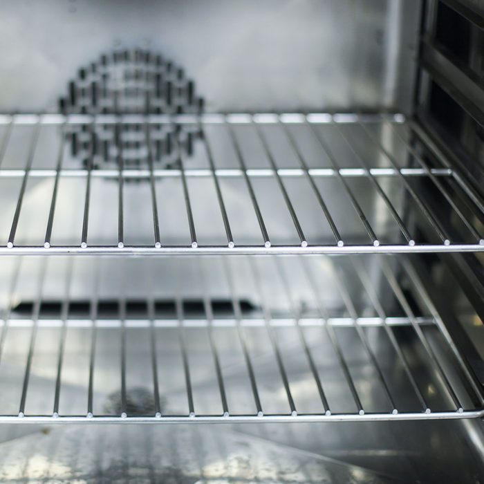 Inside of oven