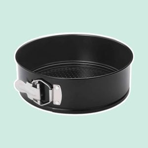 Hiware 8 Inch Non-stick Springform Pan with Removable Bottom - Leakproof Cheesecake Pan Bakeware with Cleaning Cloth
