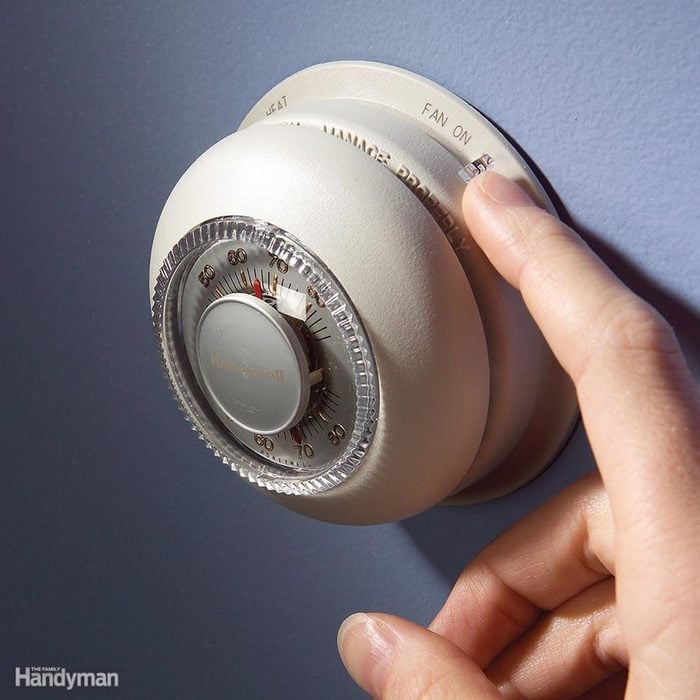 Dusty thermostat