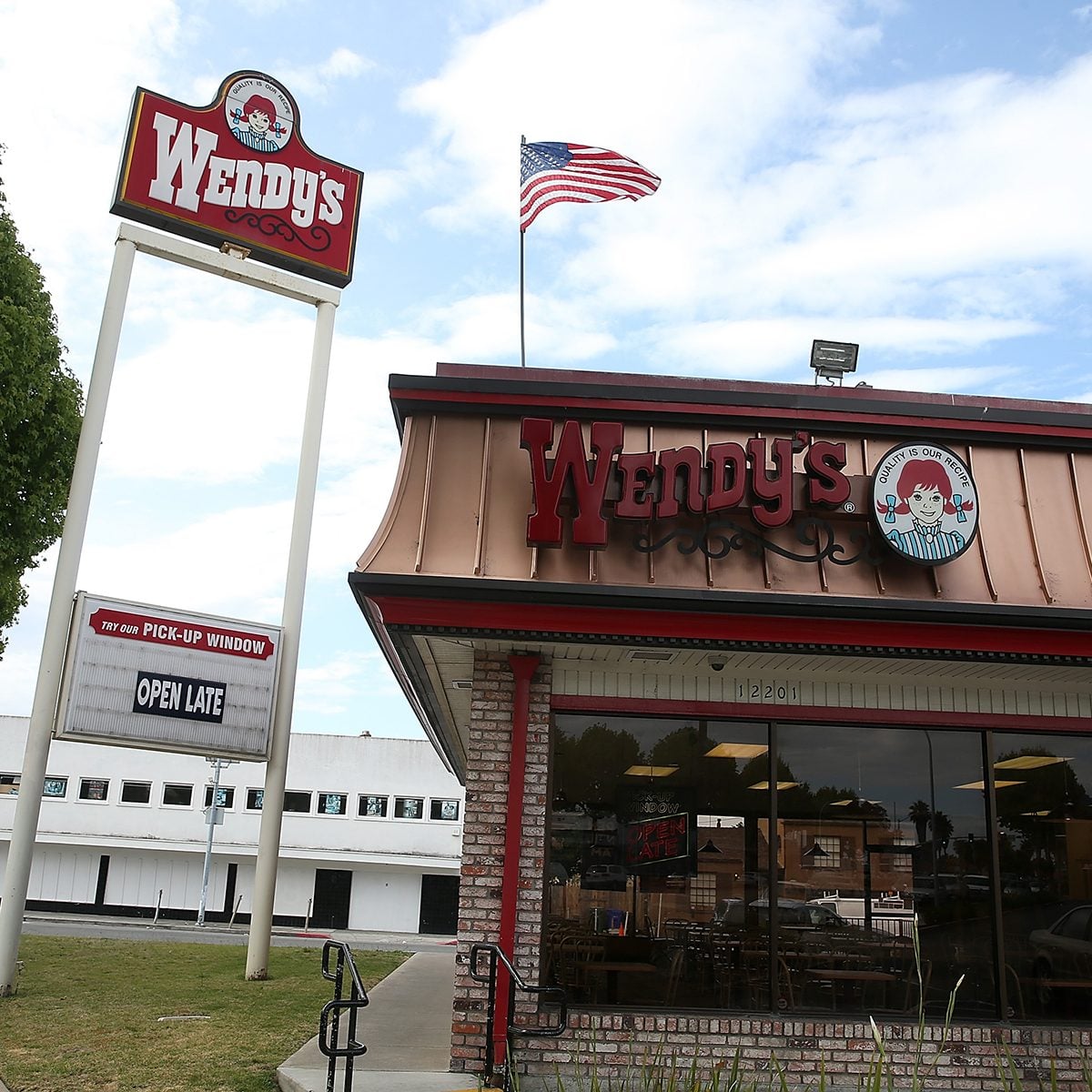 RICHMOND, CA - MAY 07: An exterior view of a Wendy