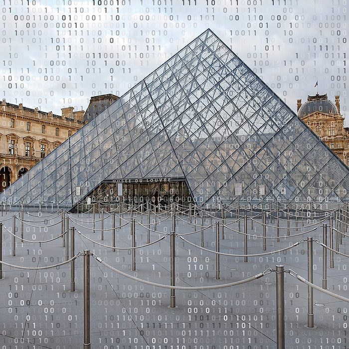 PARIS, FRANCE - MARCH 13: Empty queue lines are seen in front of the Louvre pyramid and the Louvre museum on March 13, 2020 in Paris, France. In accordance with directives issued by French governement, the Louvre museum will close this Friday, March 13, 2020 and will remain closed until further notice. Due to a sharp increase in the number of cases of coronavirus (COVID-19) declared in Paris and throughout France, several sporting, cultural and festive events have been postponed or cancelled. The epidemic has exceeded 5,000 dead for more than 137,000 infections across the world. (Photo by Chesnot/Getty Images)