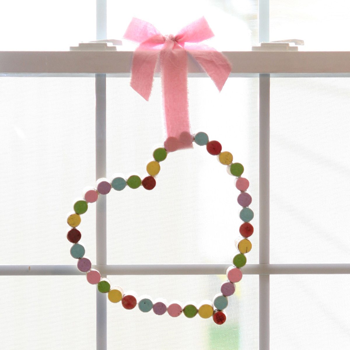 Cork Heart Wreath