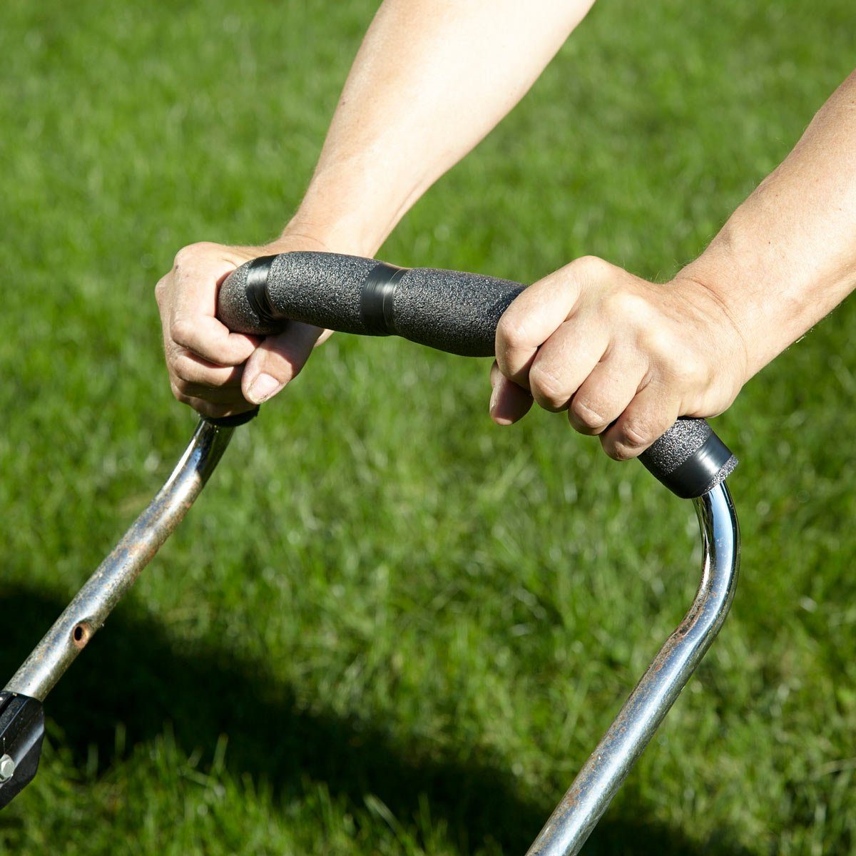 Mowing in comfort
