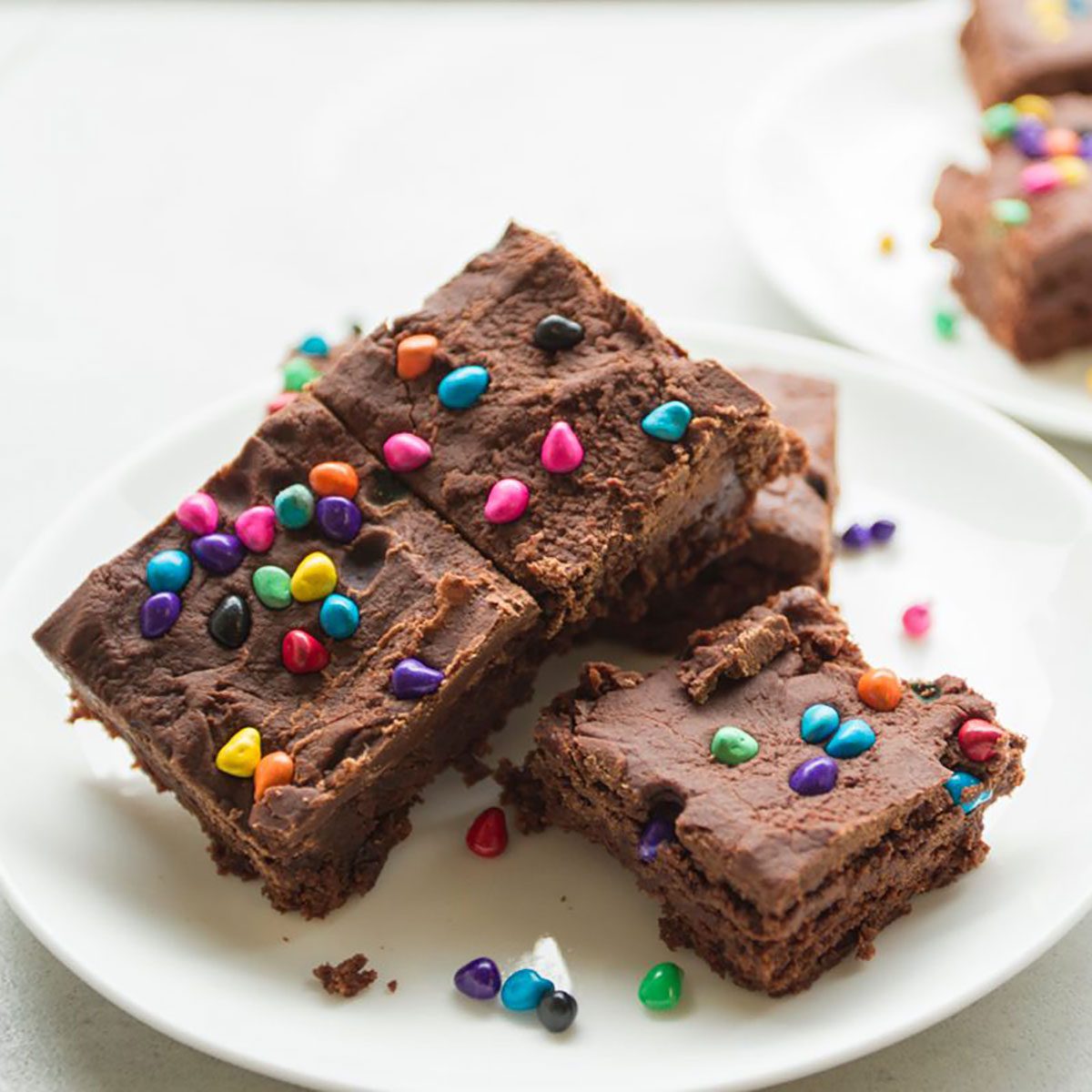 Brownies on Plate