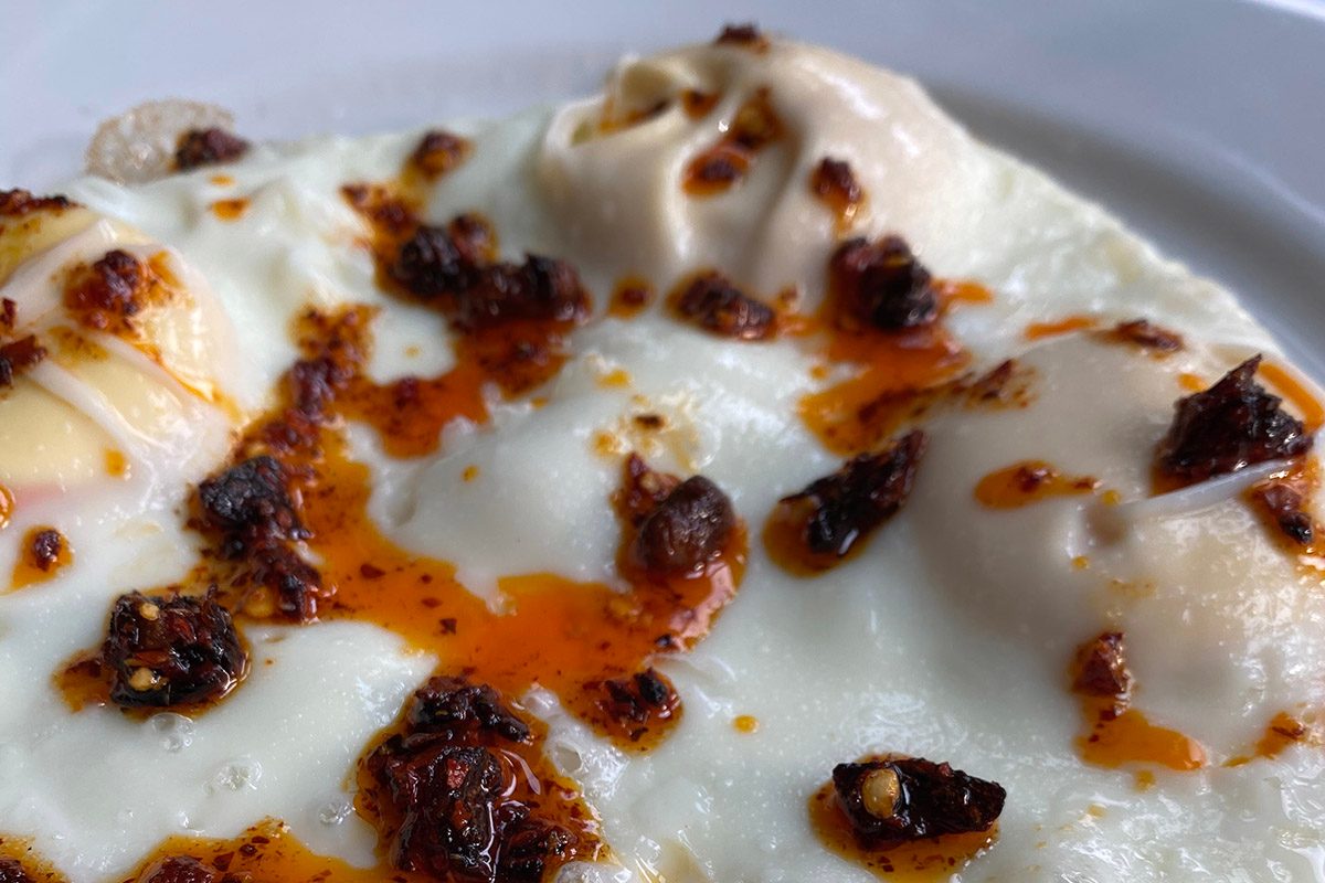 chili crisp egg