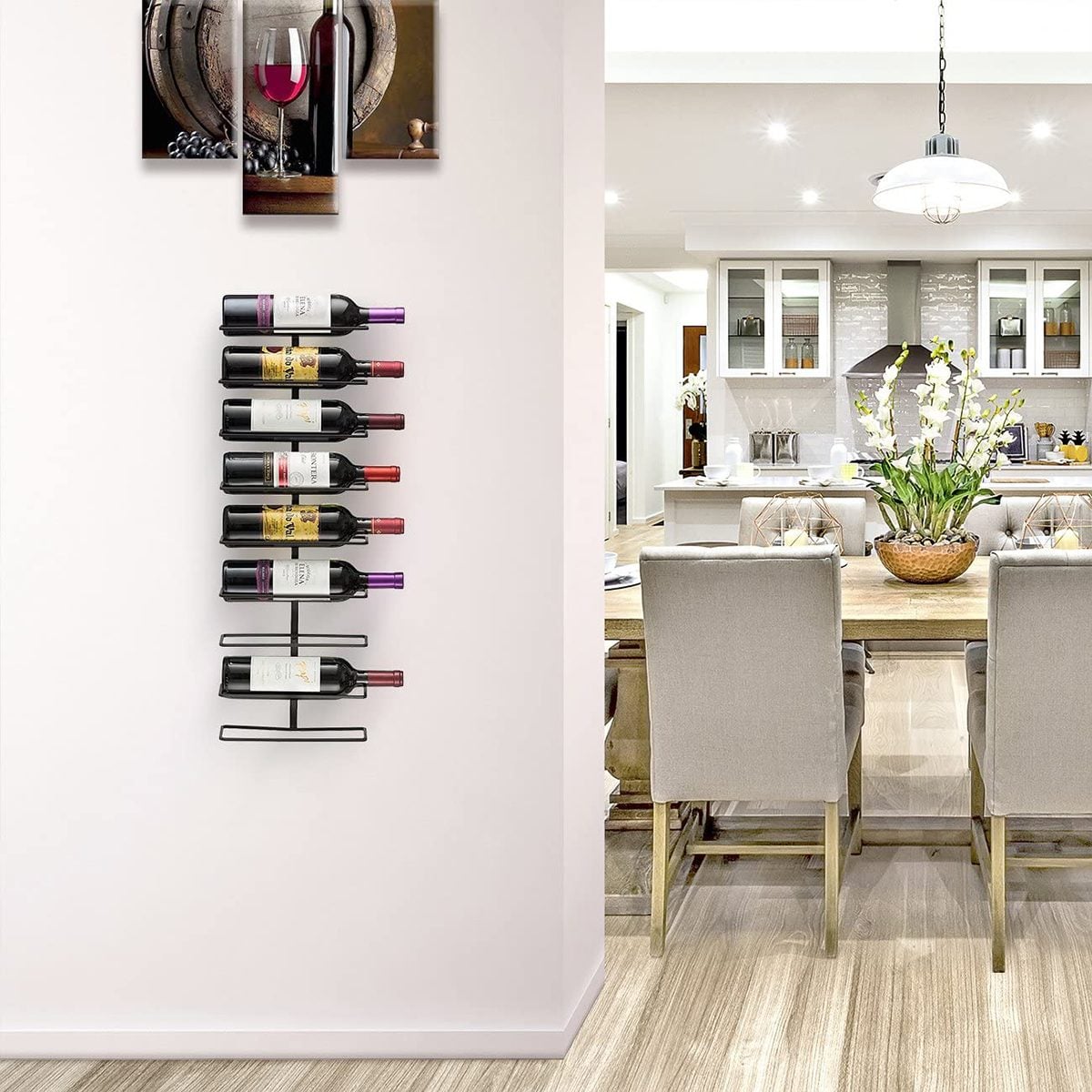 Sorbus Wall Mount Wine Rack