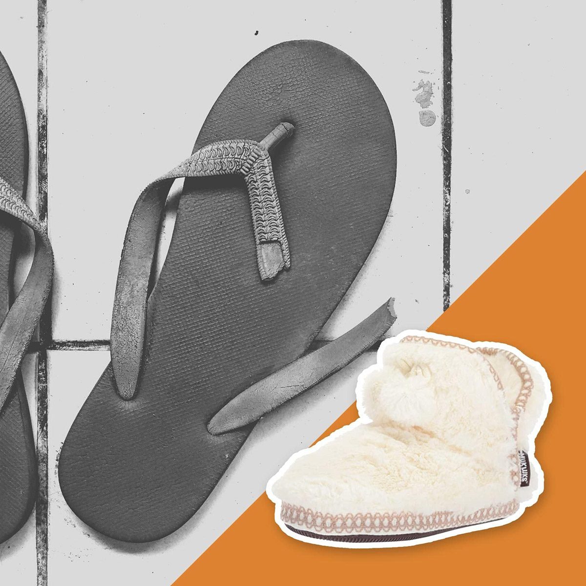 Broken flip-flops