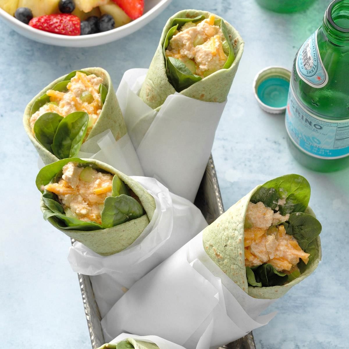 Buffalo Tofu Wrap
