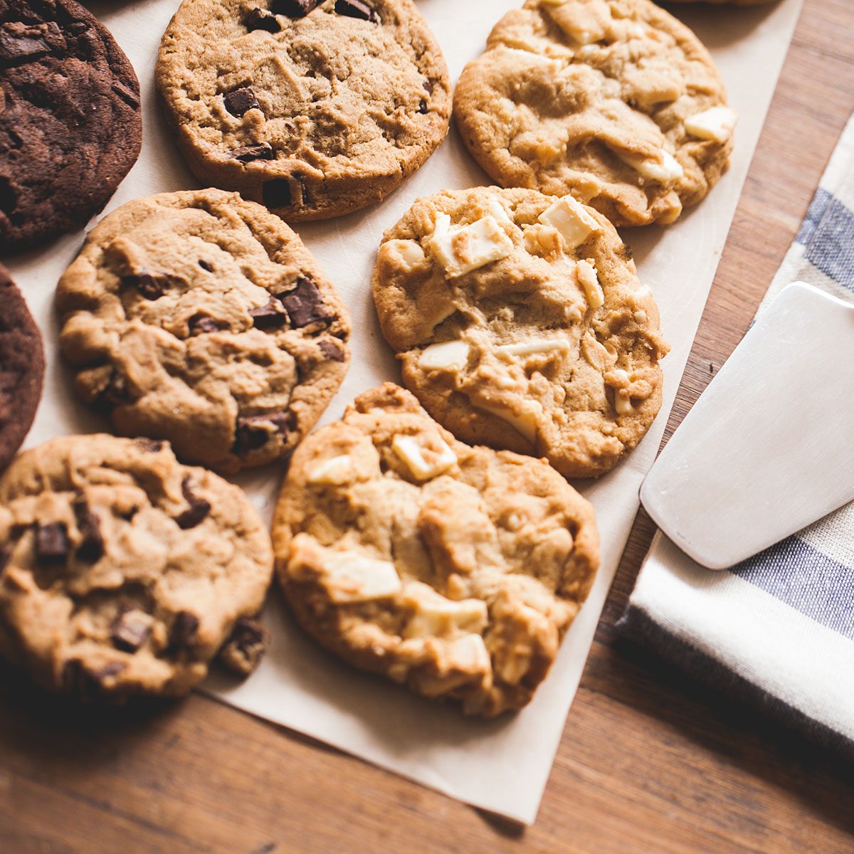 Baking cookies