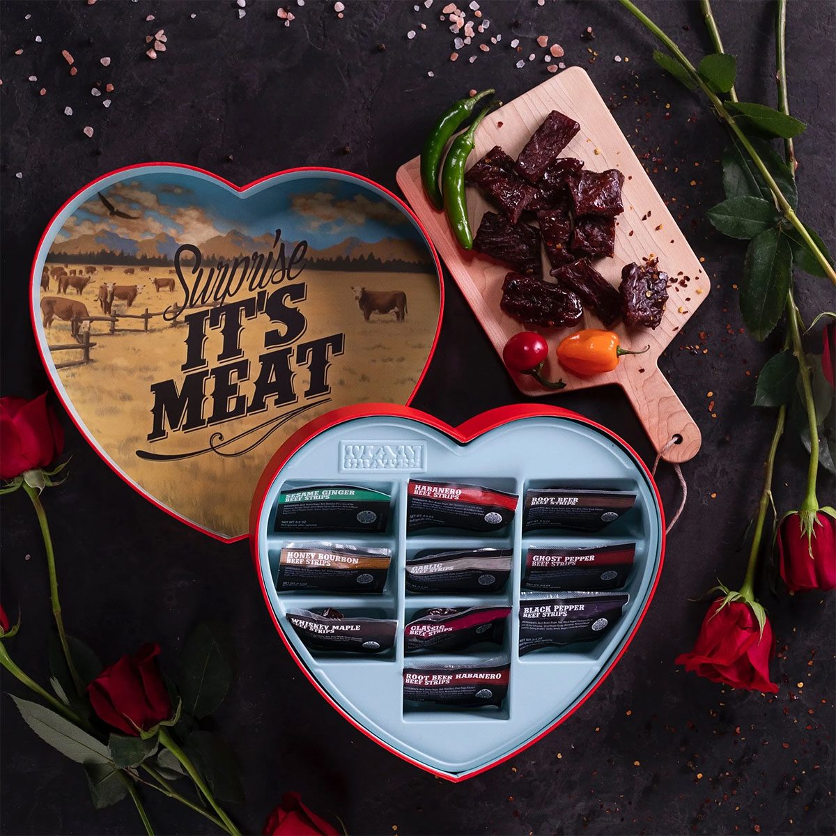 Man Crates Jerky Heart