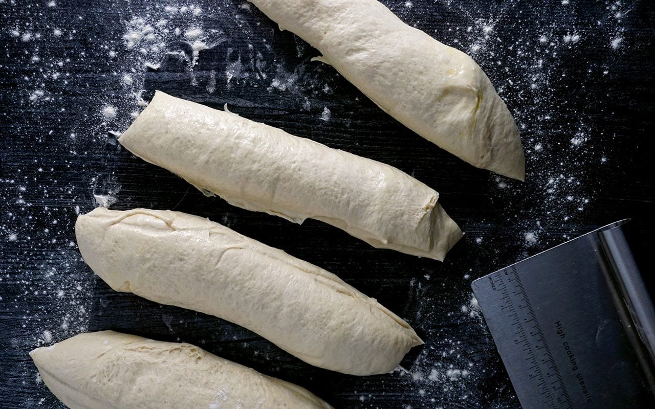 Divide the dough How To Make Baguettes 021921 Toh 06