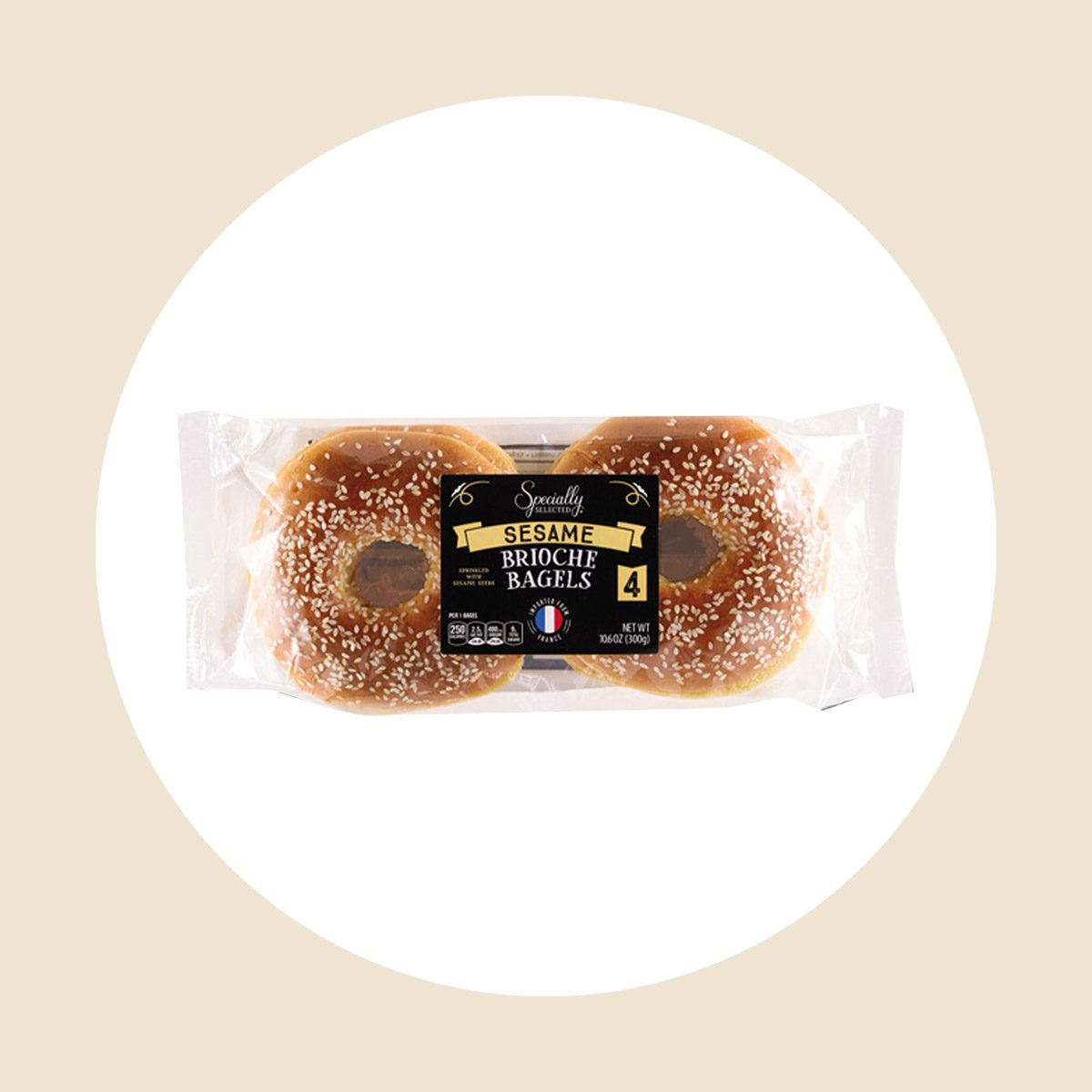 Specially Selected Brioche Bagels Everything