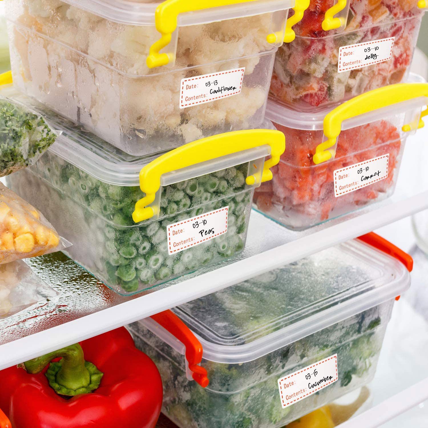 Freezer labels