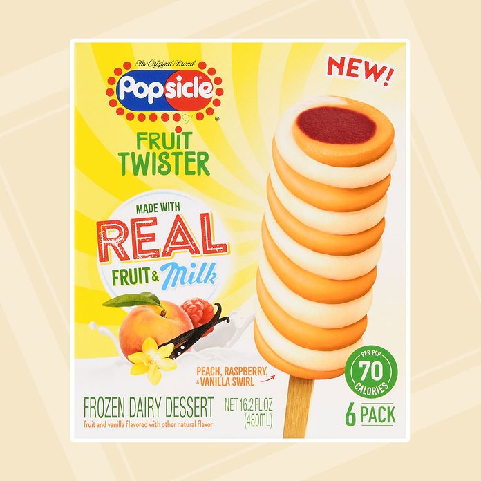 best popsicles Popsicle Fruit Twister Raspberry Peach Vanilla Frozen Dairy Dessert