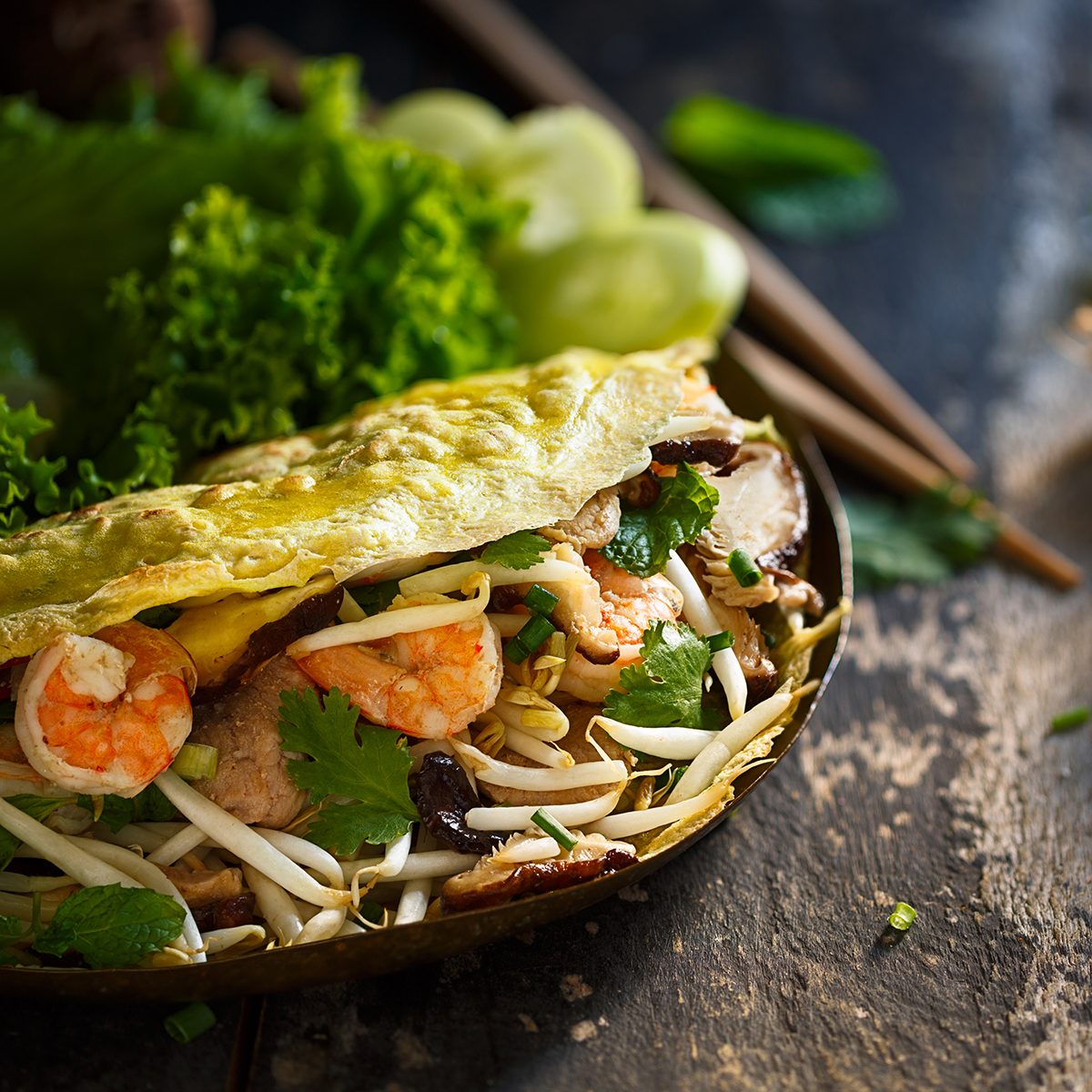 Bahn Xeo vietnamese recipes