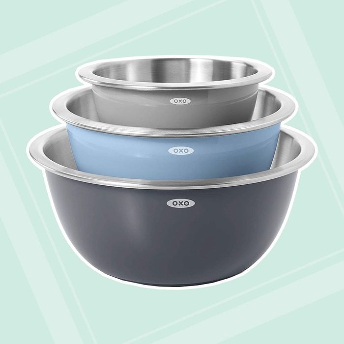 mixing bowls Oxo Grips 3 Piece Stainless Steel Mixing