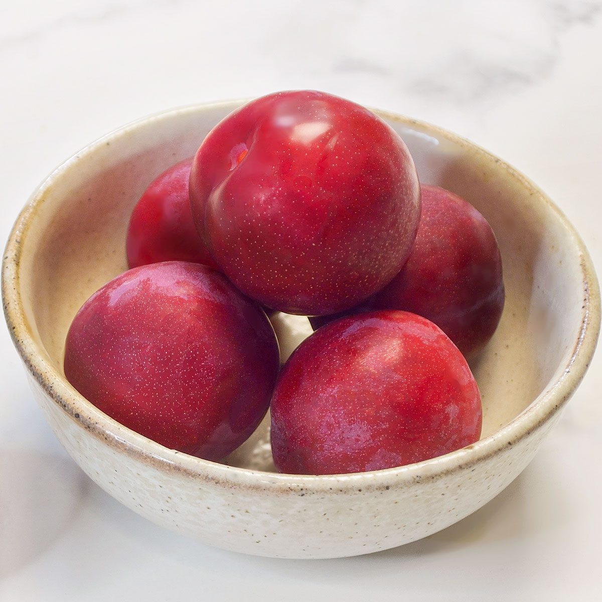 Plumcots In The Bowl