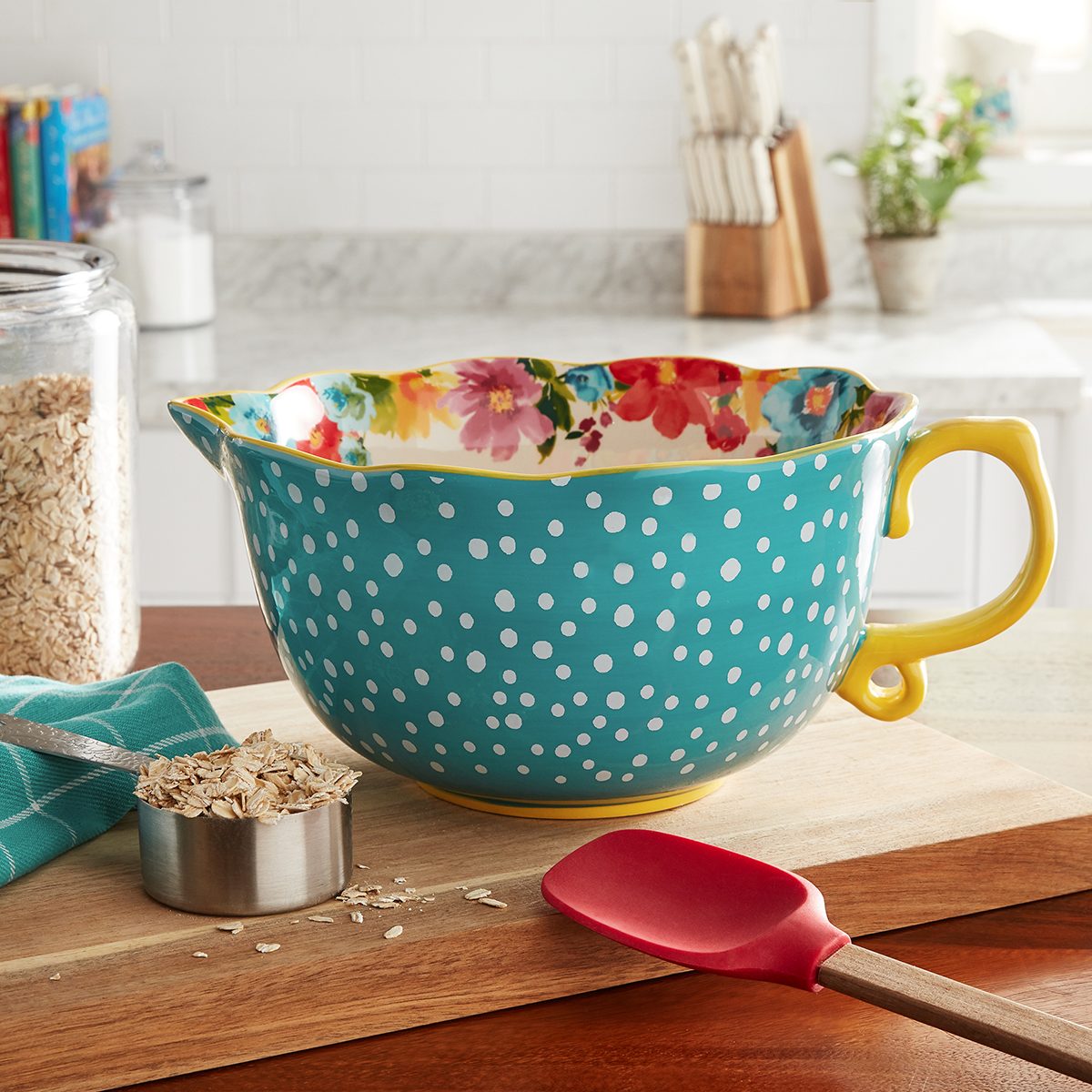 wedding registry ideas The Pioneer Woman Breezy Blossom 3 8 Quart Batter Bowl