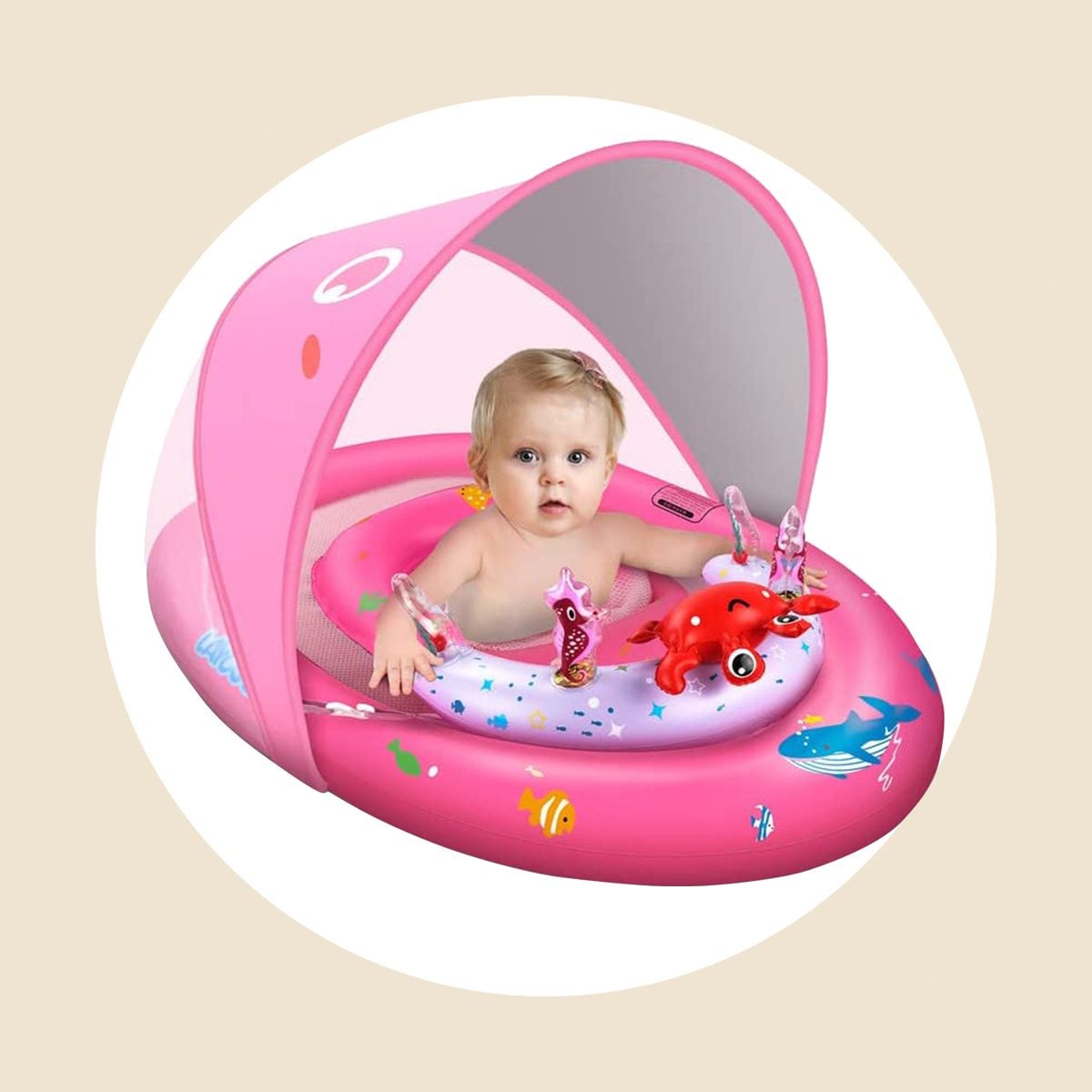 Baby Pool Float With Canopy