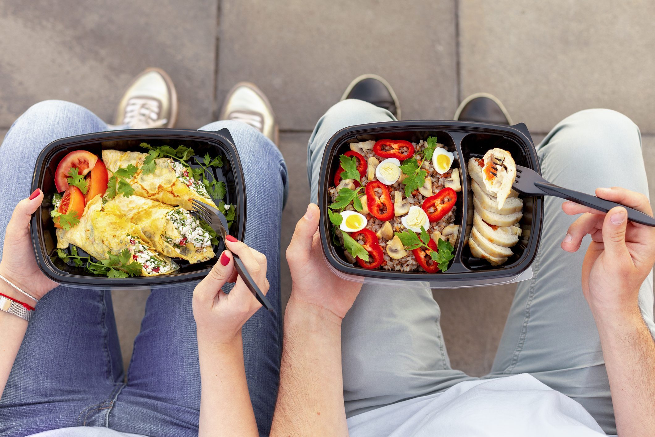 Healthy Lunch from above