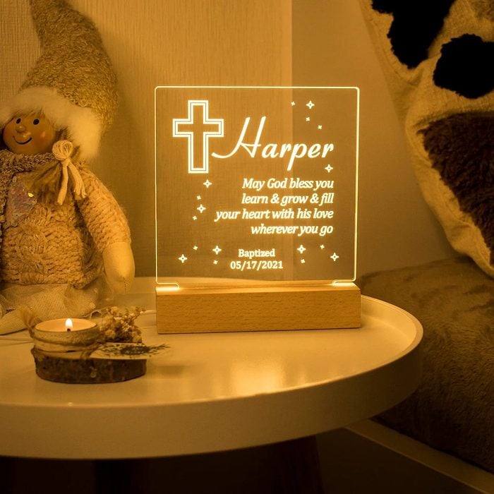 Baptism Gift For Kid Night Light Ecomm Via Etsy.com