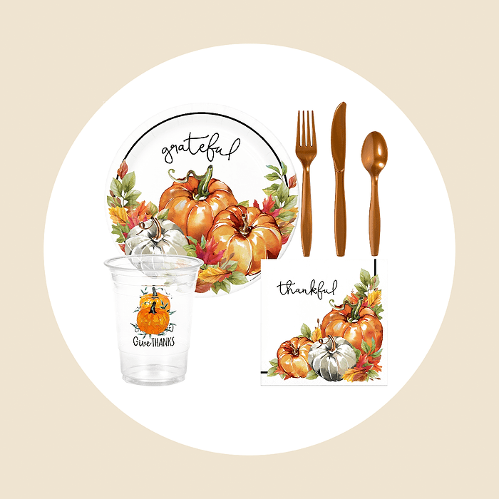 Way To Celebrate Traditional Thanksgiving Tableware Kit Ecomm Via Walmart.com