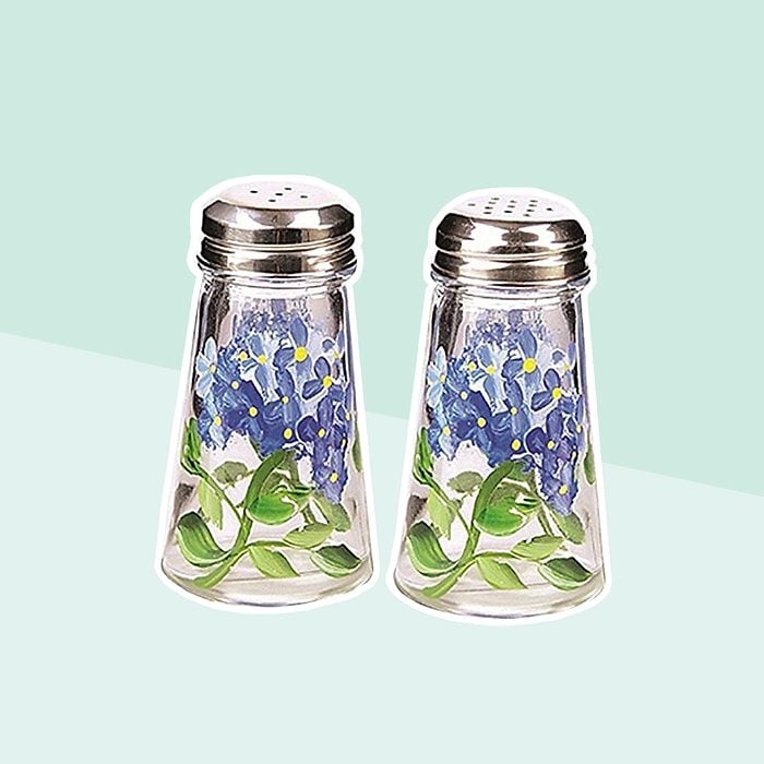 Grant Howard Hand Painted Tapered Salt And Pepper Shaker Set