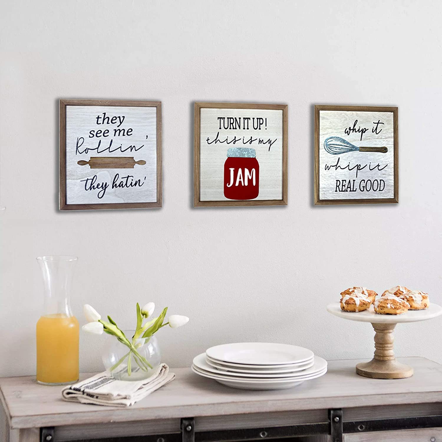 Homirable Kitchen Wall Décor, Whip It Real Good