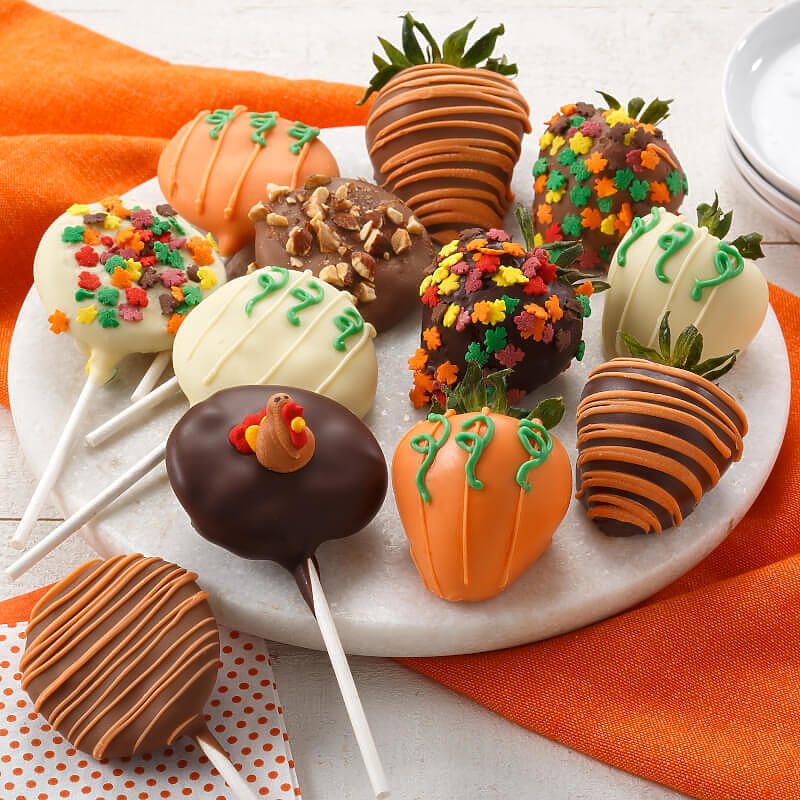 Fall Chocolate Berries And Nibblers