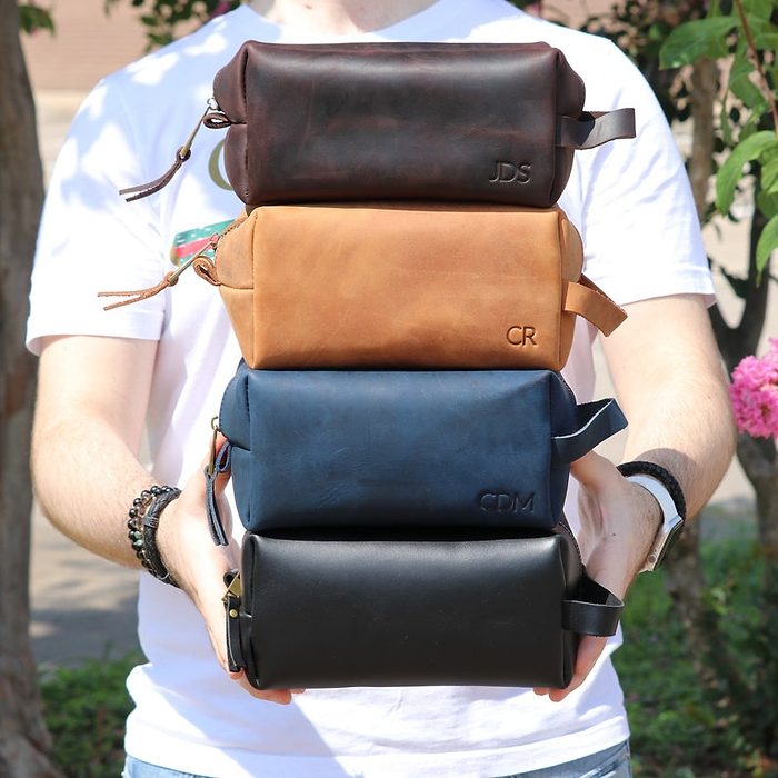 Leather Dopp Kit