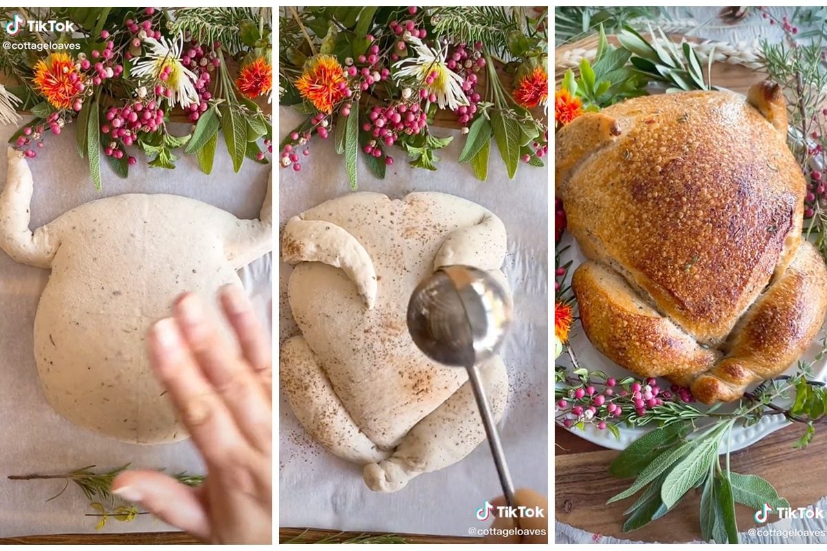 How to Make a Turkey-Shaped Sourdough Bread Loaf for Thanksgiving