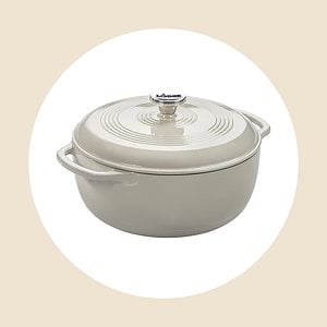 Lodge Quart Enameled Enamel Oyster
