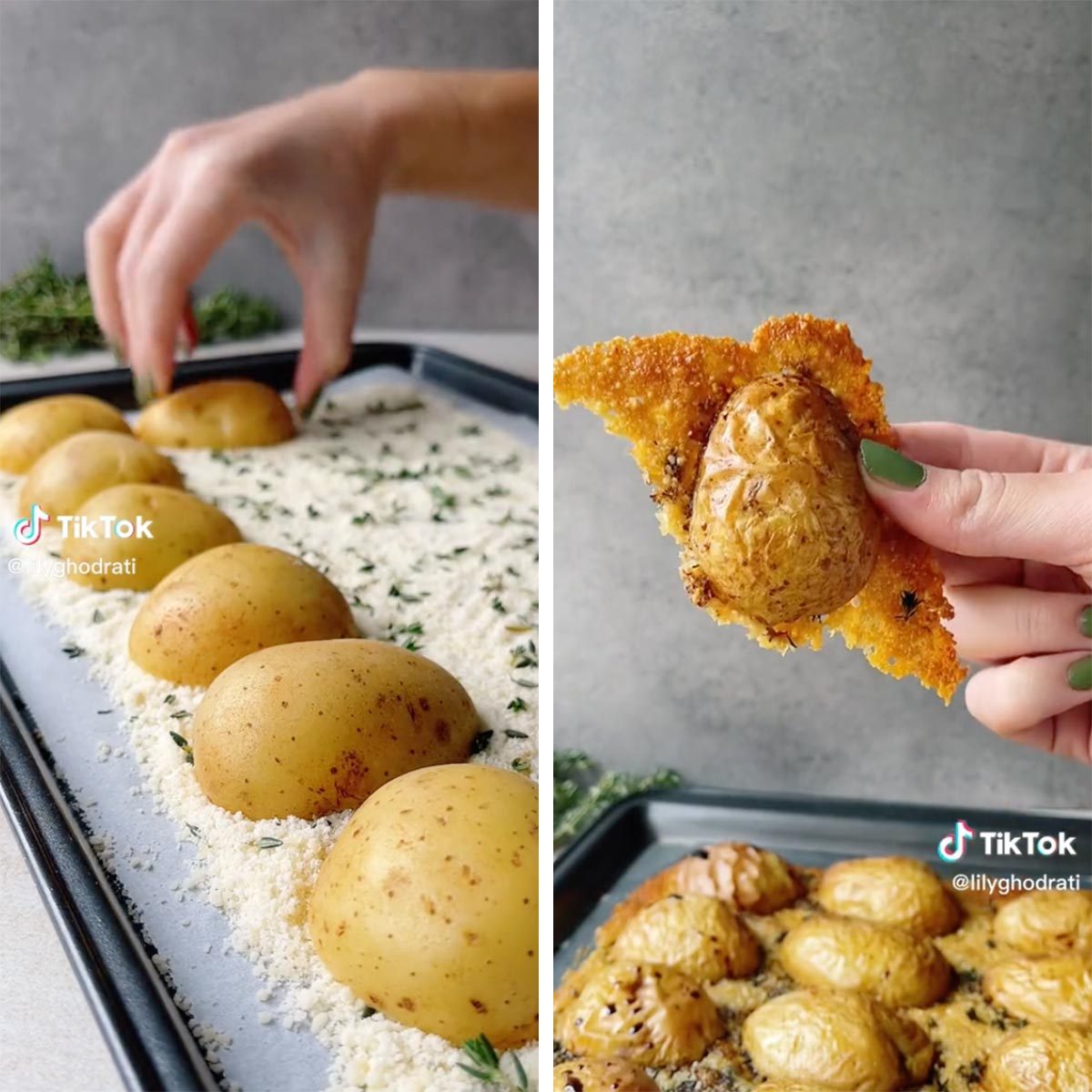 Parmesean Crusted Potatoes