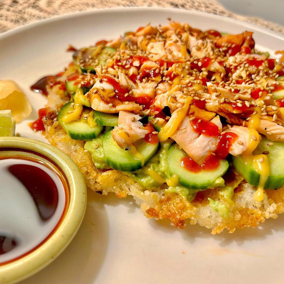 Rice Sushi Waffle