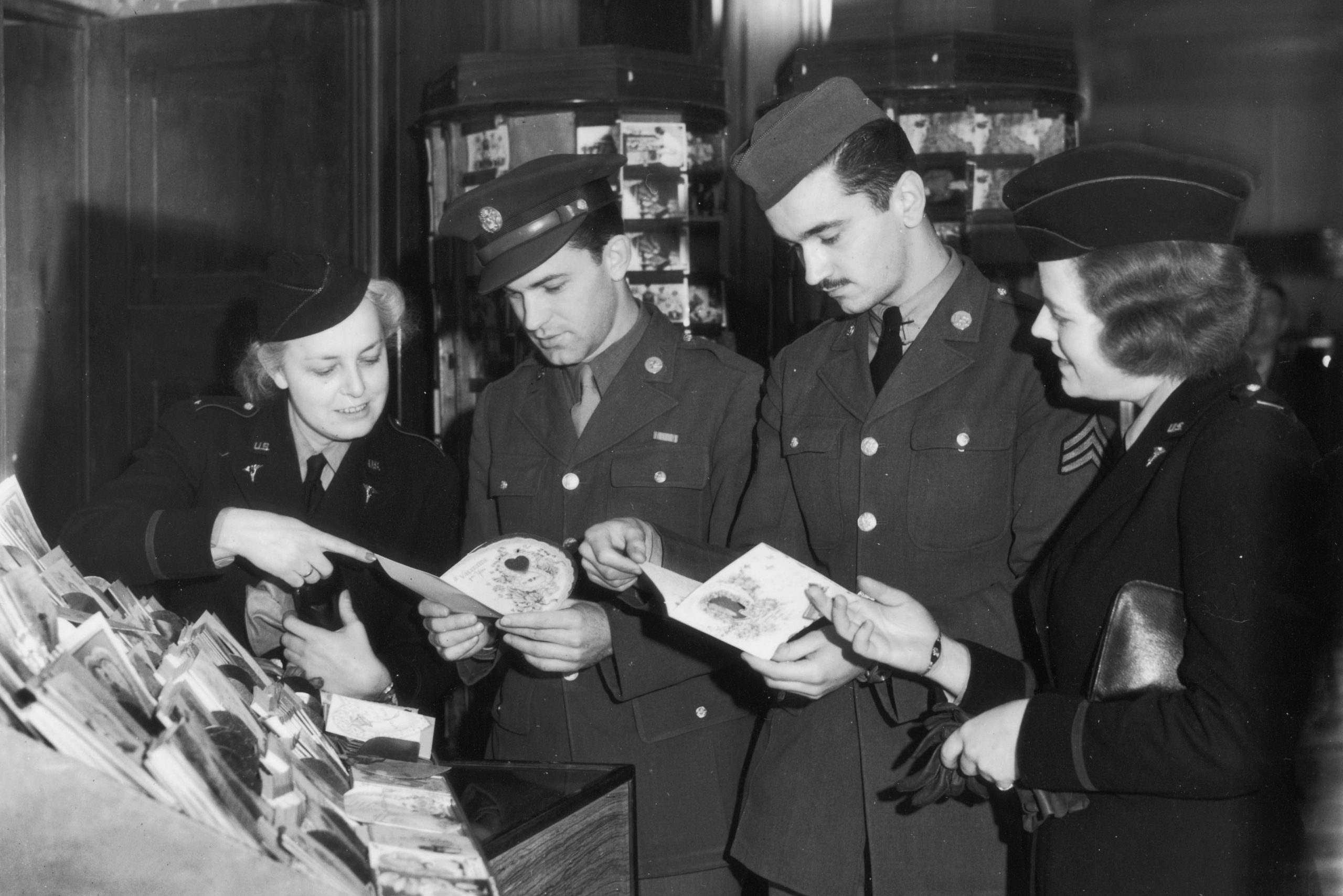 US soldiers in Britain choose Valentine