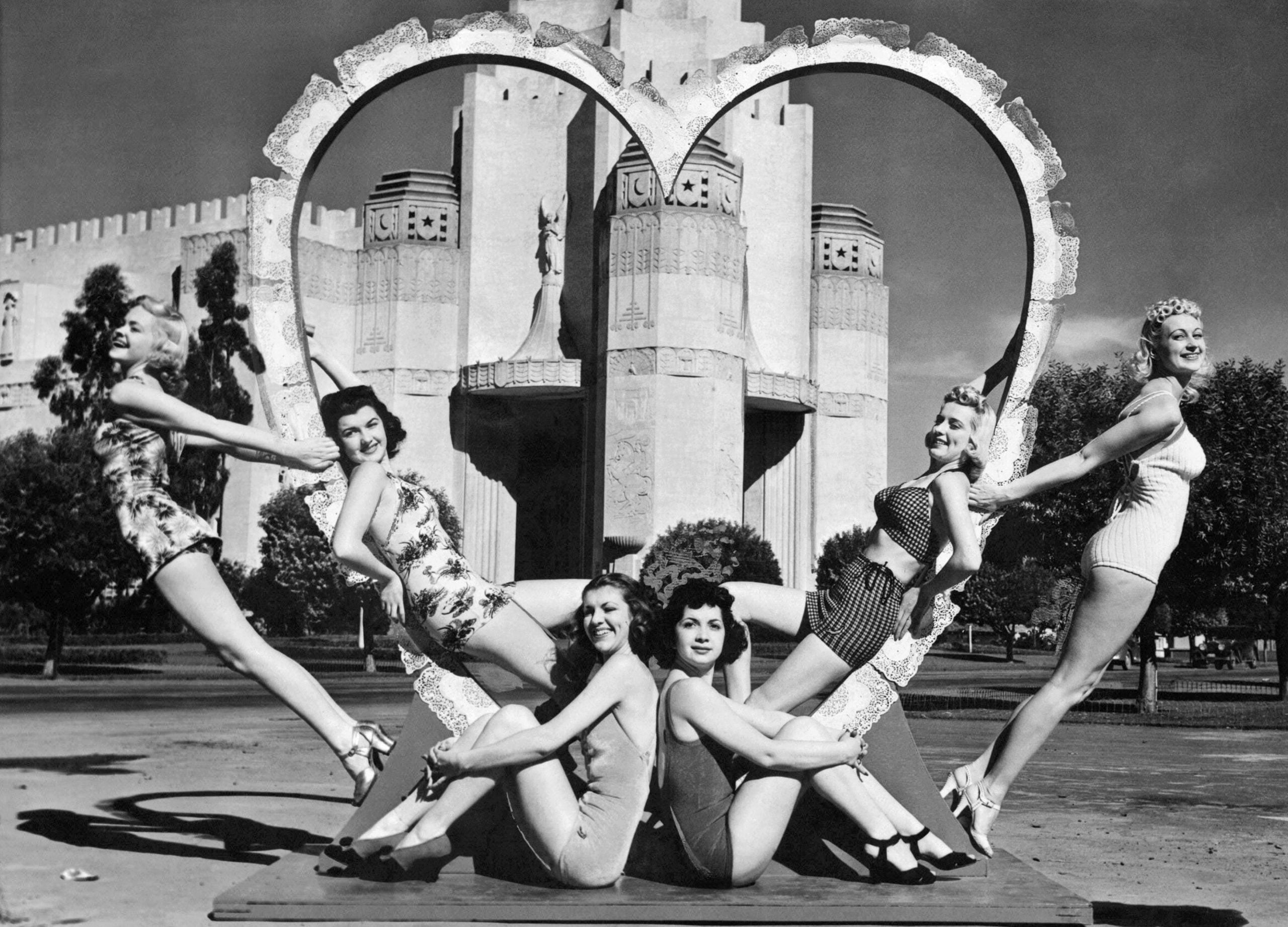 These six young women are ready for St Valentine